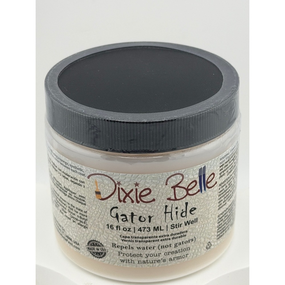 Dixie Belle Gator Hide 16oz Water Repellent Clear Top Coat Furniture Sealer